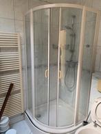 Douchebak en douchecabine 90x90 rond, Ophalen, Zo goed als nieuw