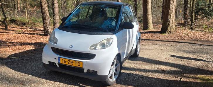 Smart ForTwo 1.0 52KW Coupe MHD AUT 2008 Zwart, Auto's, Smart, Particulier, ForTwo, Airbags, Airconditioning, Centrale vergrendeling