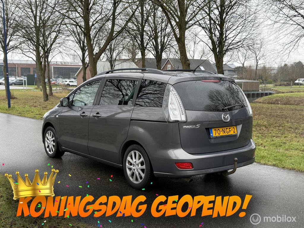 Mazda 5 2.0 Katano*7 PERS*NEW APK 03/27*AIRCO*TREKHAAK, Auto's, Mazda, 145 pk, Gebruikt, Zwart, 4 cilinders