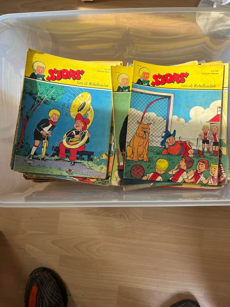 Sjors en de Rebellenclub strips uit de jaren '60, Meerdere stripboeken, Ophalen of Verzenden, Gelezen