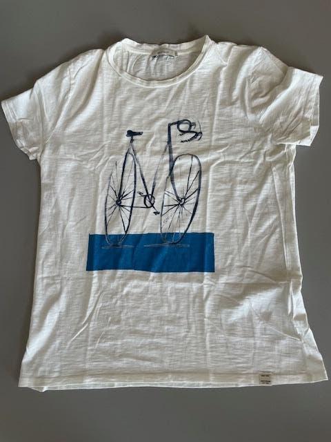 t-shirt SISSY BOY wit maat L met fietsopdruk, Kleding | Heren, Maat 52/54 (L), Wit, Sissy-Boy, Ophalen of Verzenden