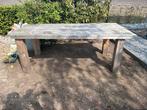 Houten tuintafel, Tuin en Terras, Ophalen, Gebruikt, Rechthoekig, Hout