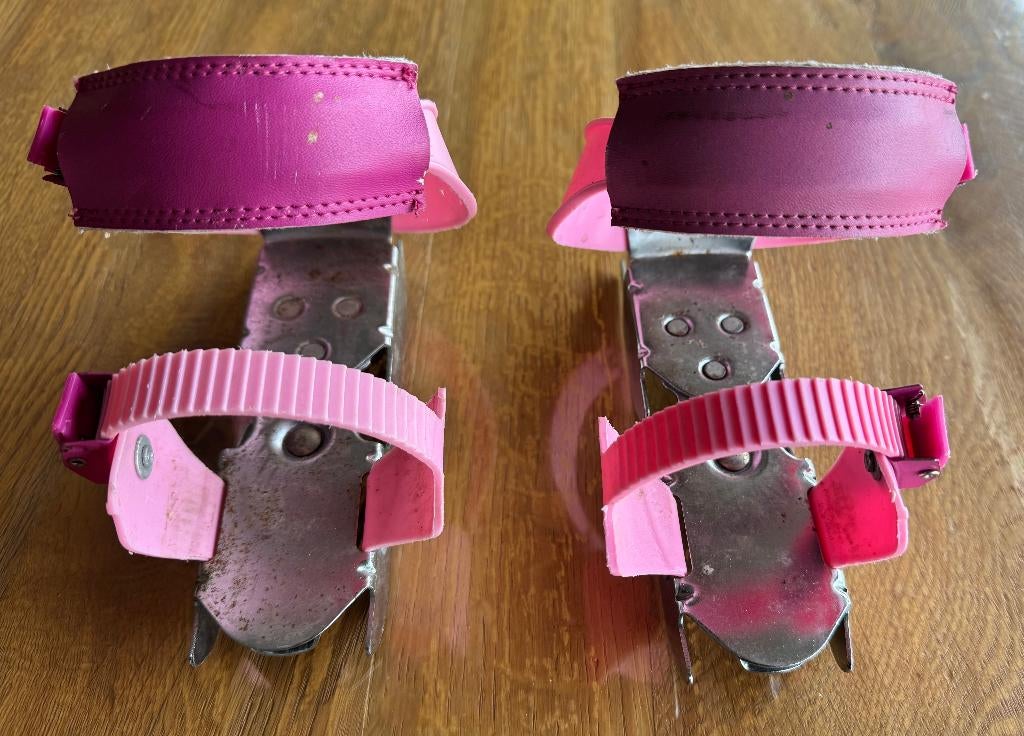 Roze glij-ijzers botjes schaatsen GEBRUIKT, Ophalen of Verzenden, Gebruikt, Overige typen, Overige merken
