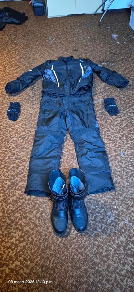 Motorpak (jas, broek, handschoenen, laarzen), Motoren, Ophalen, Jas | textiel, Heren, REV'IT! (handschoenen)
