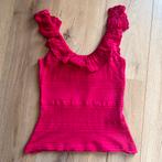 Roze Sezane top met ruches maat S, Kleding | Dames, Ophalen of Verzenden, Roze, Gedragen, Maat 36 (S)