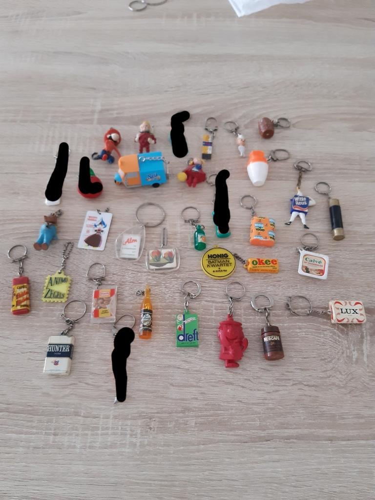 Verschillende sleutelhangers, Ophalen of Verzenden, Gebruikt, Overige typen