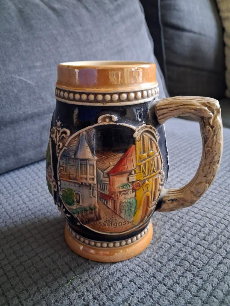 Bier stein, Ophalen of Verzenden, Zo goed als nieuw, Glas of Glazen, Overige merken