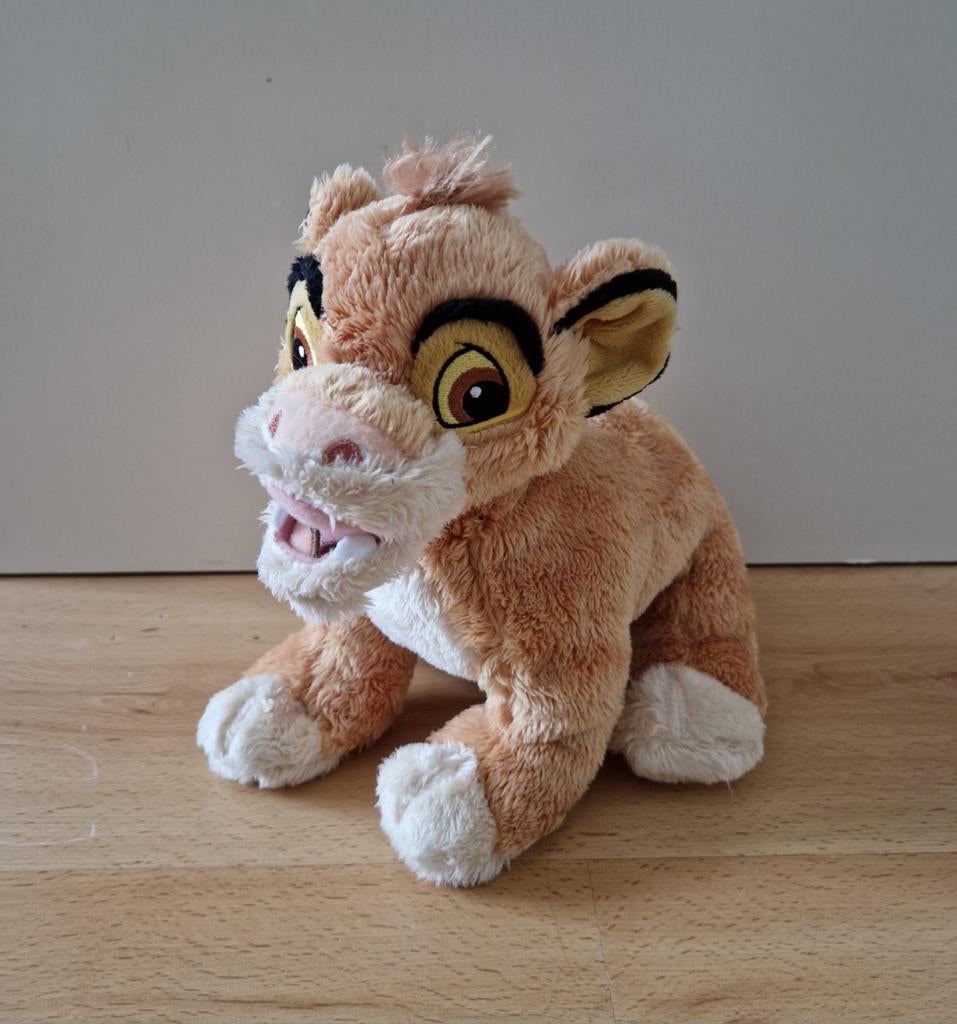 Disney simba knuffel plush pluche lion king, Verzamelen, Disney, Ophalen of Verzenden, Leeuwenkoning of Jungle Boek, Zo goed als nieuw