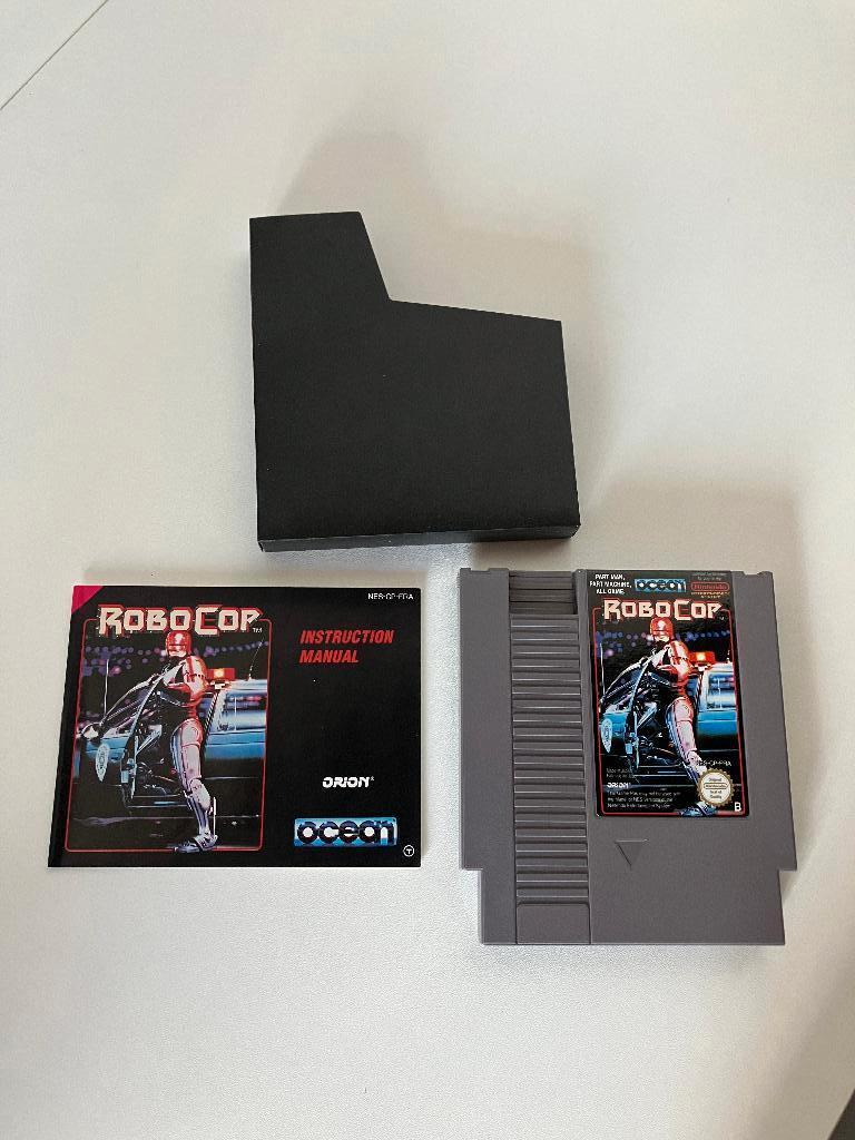 Robocop NES – originele Nintendo game met manual, Spelcomputers en Games, Games | Nintendo NES, Avontuur en Actie, 1 speler, Ophalen of Verzenden