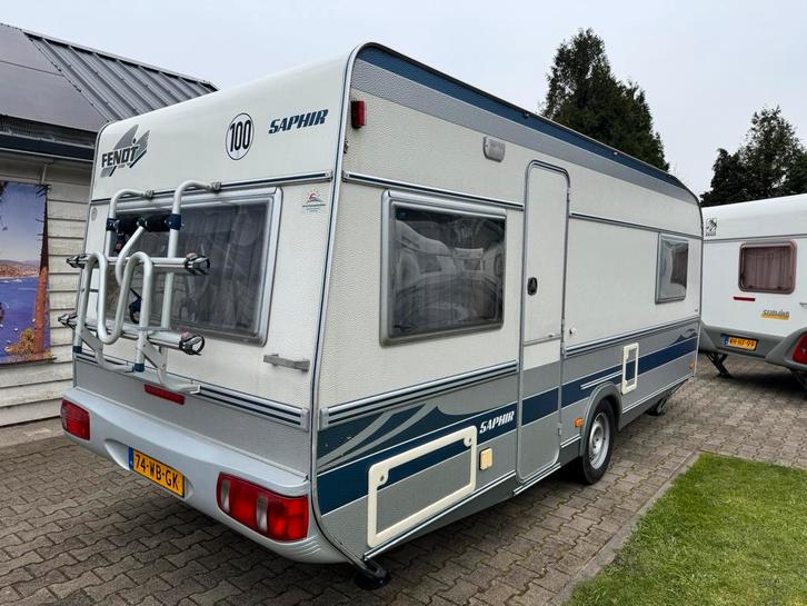 Keurige FENDT SAPHIR 535 TK *stapelbed*5 pers*brand tent*, Caravans en Kamperen, Caravans, Bedrijf, tot en met 5, 1000 - 1250 kg
