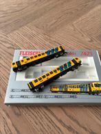 Fleischmann 7471 N Tweedelig treinstel Wadloper van de NS, Treinset, Gelijkstroom, Fleischmann, Ophalen of Verzenden