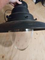 Hanglamp met glazen kap, Ophalen