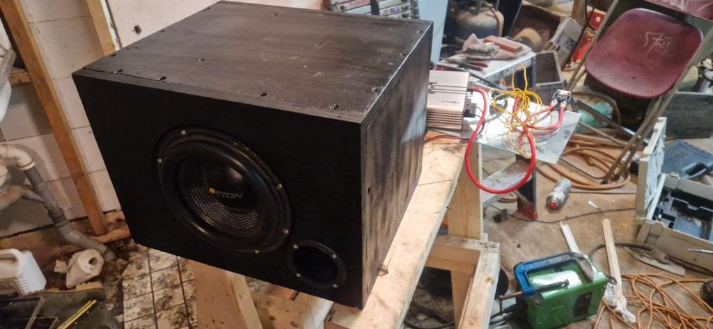 Eton Force F8 Woofer los of met x-fire 1200.4 versterker, Ophalen of Verzenden