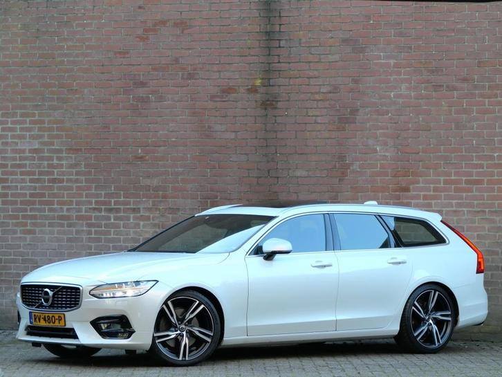 Volvo V90 2.0 T4 R-Design 12 MND garantie / Panoramadak / DA, Auto's, Volvo, Bedrijf, Te koop, V90, ABS, Achteruitrijcamera, Adaptive Cruise Control