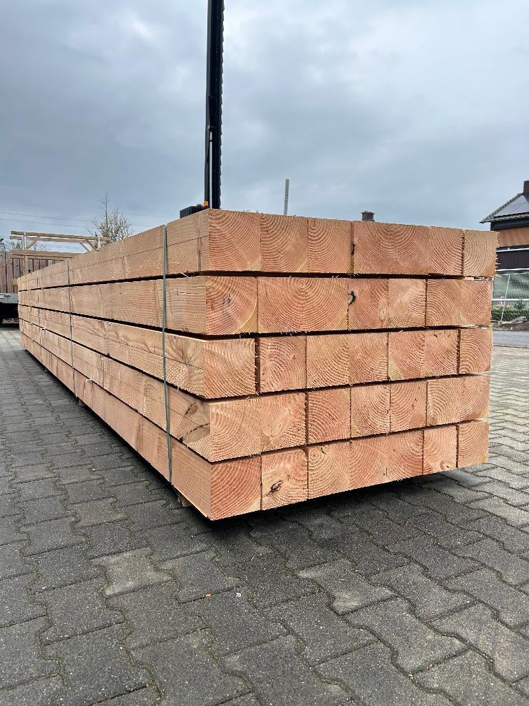 Douglas fijn bezaagd 150x150 | 15x15 | Palen Balken, Tuin en Terras, Palen, Balken en Planken, Ophalen of Verzenden, 250 cm of meer