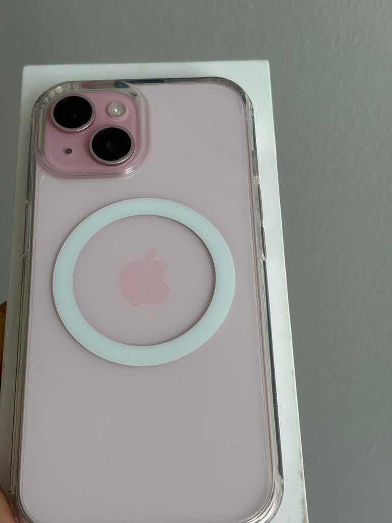 iPhone 15 | 128 GB | Roze, 128 GB, Ophalen of Verzenden, Zo goed als nieuw, Zonder abonnement