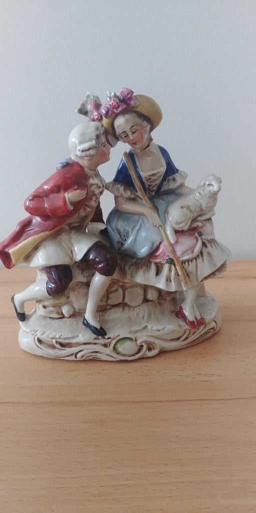 porselein beeld Grafenthal? verliefd paartje herderinnetje, Antiek en Kunst, Ophalen of Verzenden