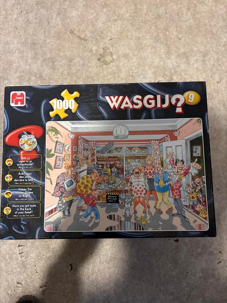 Wasgij? 9 puzzel 1000 stukjes, Verzenden, 500 t/m 1500 stukjes, Gebruikt, Legpuzzel
