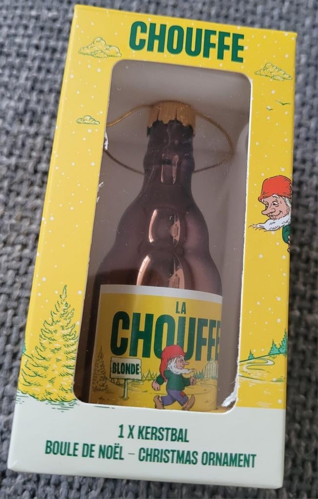 La chouffe kerstbal boule de noël christmas ornament, Ophalen of Verzenden, Nieuw