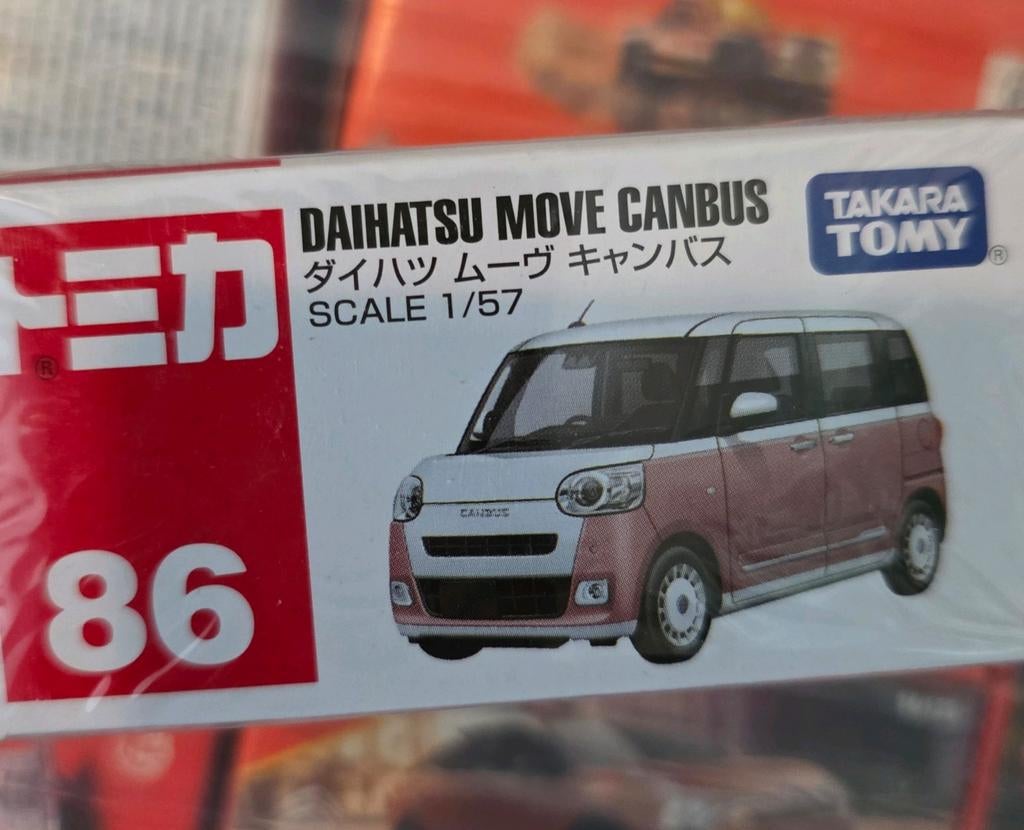 Tomica Daihatsu Move Canbus schaal 1/57, Ophalen of Verzenden, Tomica, Onbekend, Onbekend