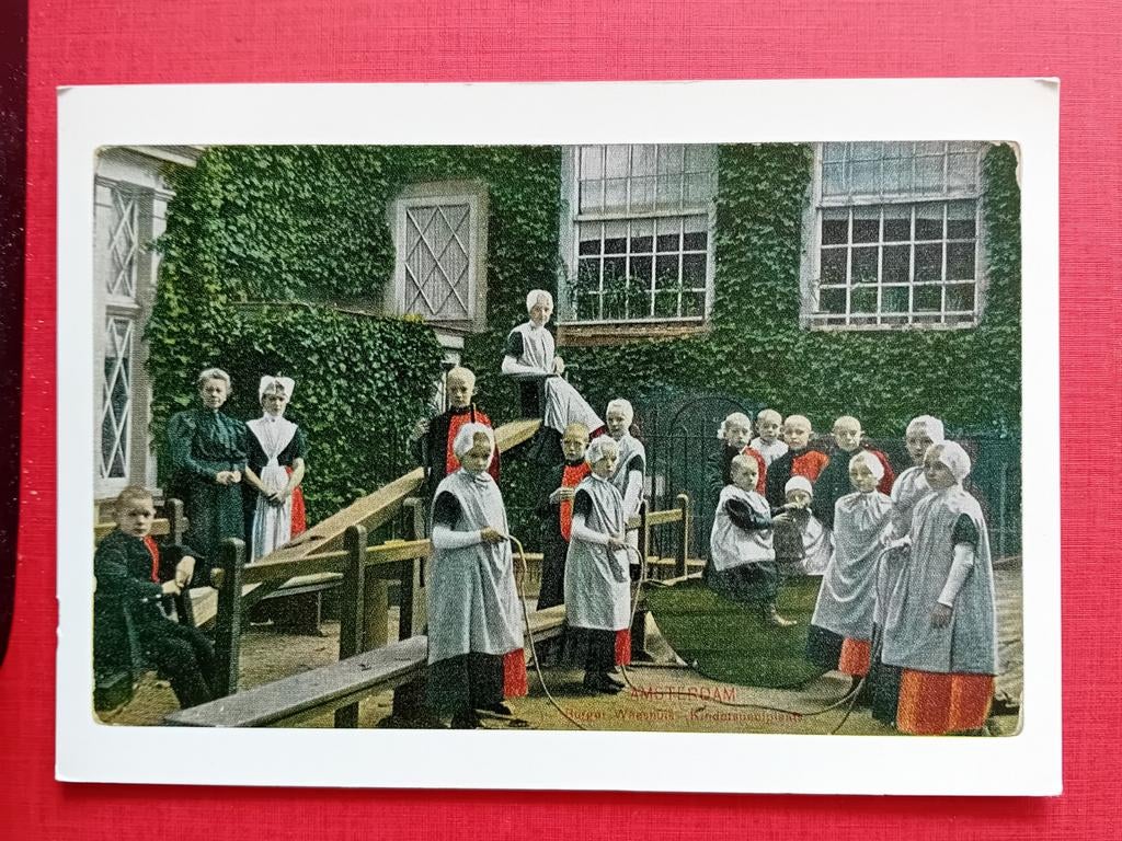 Ansichtkaart Amsterdam, Verzamelen, Ansichtkaarten | Nederland, Ophalen of Verzenden, Voor 1920, Noord-Holland