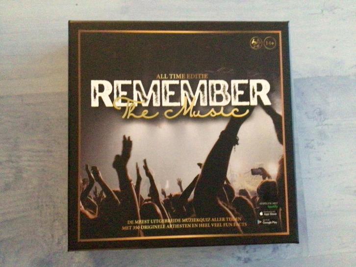 Remember the Music spel (ongebruikt), Hobby en Vrije tijd, Gezelschapsspellen | Overige, Nieuw, Drie of vier spelers, Ophalen of Verzenden