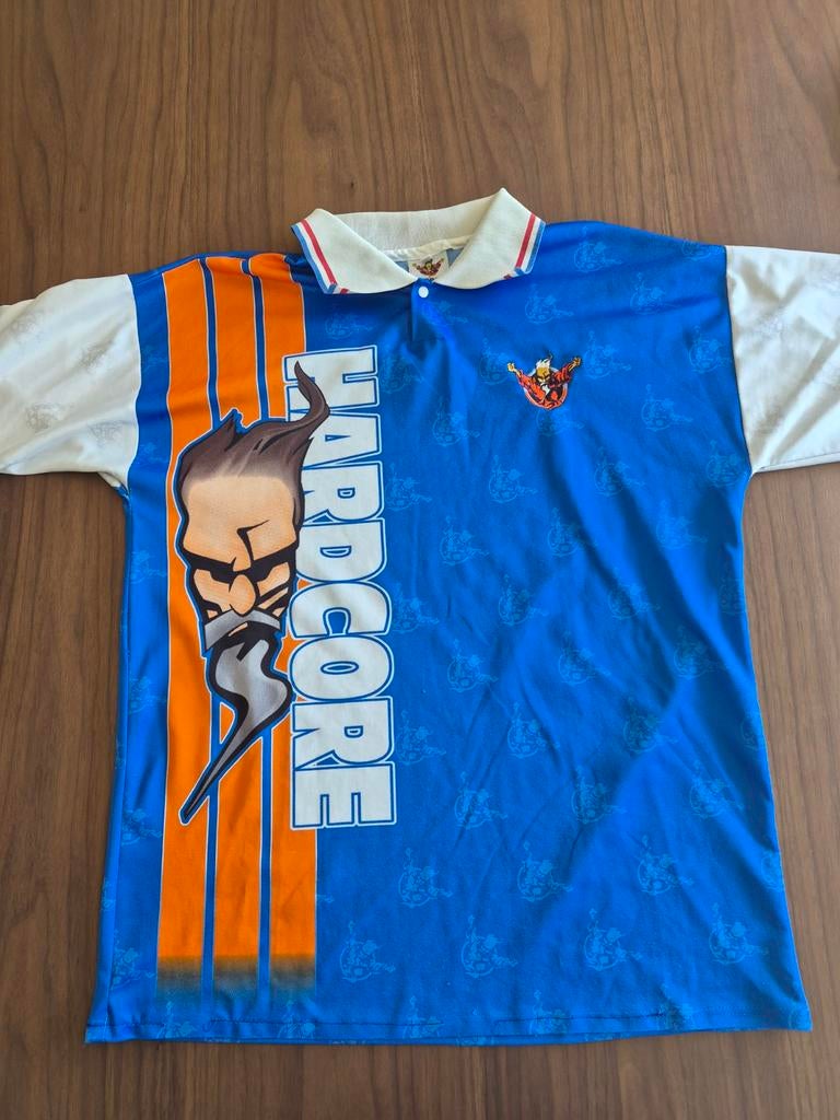 Hardcore Gabber Thunderdkme Soccer - XL, Kleding | Heren, Blauw, Thunderdome, Maat 56/58 (XL), Ophalen of Verzenden