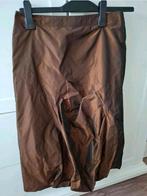 LEON rok maat 36 – bruin satijnlook – elegant & uniek, Kleding | Dames, Rokken, Ophalen of Verzenden, Zo goed als nieuw, Maat 36 (S)
