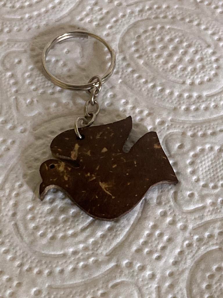 Sleutelhanger duif, Ophalen of Verzenden, Zo goed als nieuw