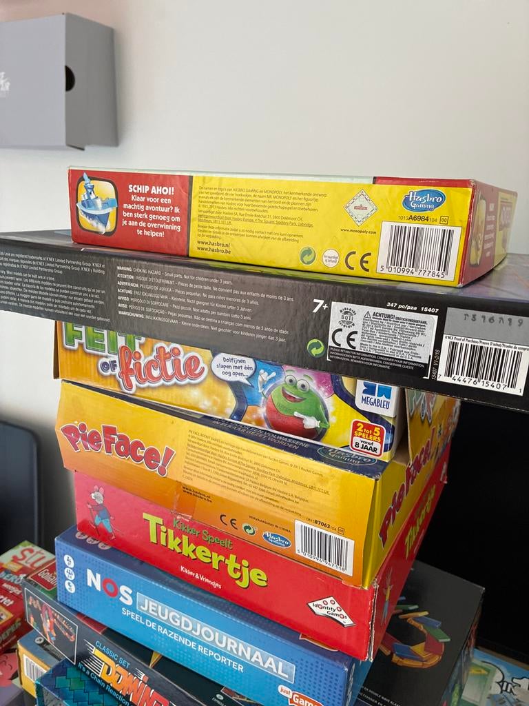 Grote collectie diverse bordspellen - Alles in één koop!, Een of twee spelers, Ophalen, Gebruikt