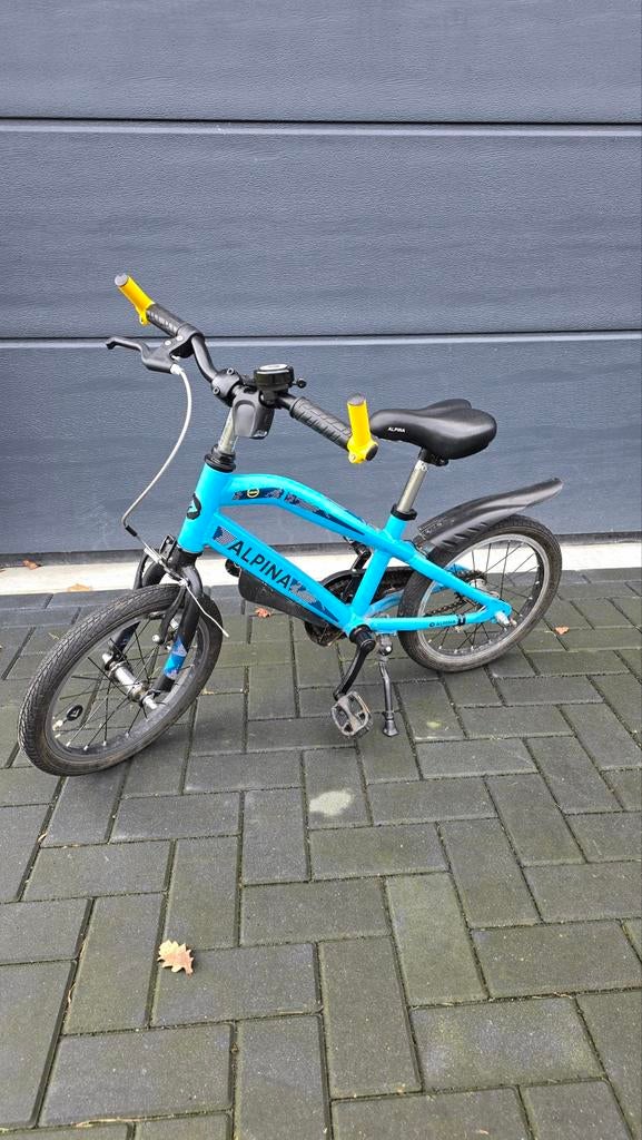 Stoere Alpina jongensfiets 16 inch - Zeer netjes!, Fietsen en Brommers, Fietsen | Jongens, Ophalen, Alpina, 16 inch, Handrem