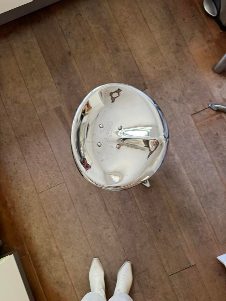 Chrome Barkrukken - Modern Design met Voetsteun per stuk €75, Ophalen, Gebruikt, Met voetsteun, 90 cm of meer