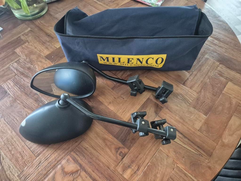 Milenco Aero caravanspiegels, Caravans en Kamperen, Ophalen of Verzenden, Gebruikt