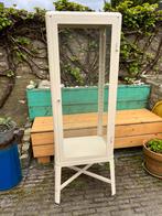 Vitrinekast Fabrikör Ikea crème wit, Ophalen, Gebruikt, 50 tot 100 cm, 150 tot 200 cm