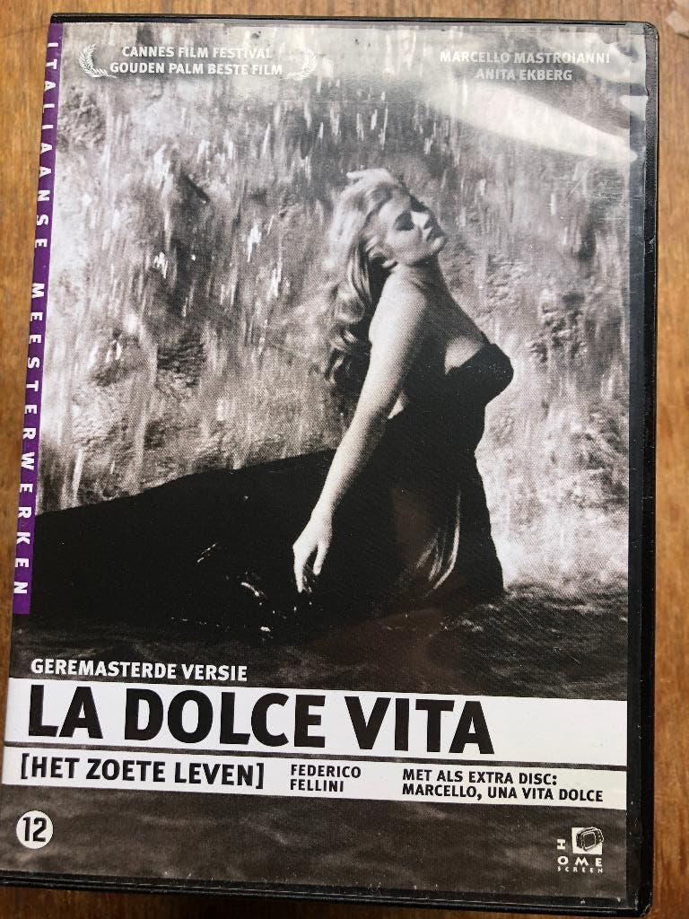 La dolce Vita DVD (Fellini)  Italiaanse Meesterwerken, 1960 tot 1980, Alle leeftijden, Overige genres, Ophalen of Verzenden