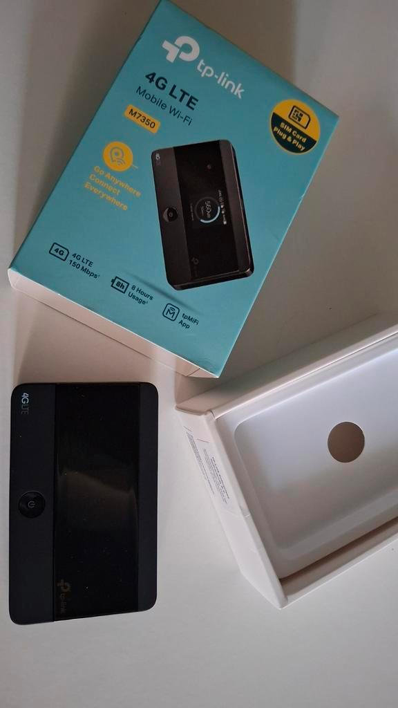 TP-Link M7350 4G LTE Mobiele Wi-Fi Hotspot, Computers en Software, Routers en Modems, Ophalen of Verzenden