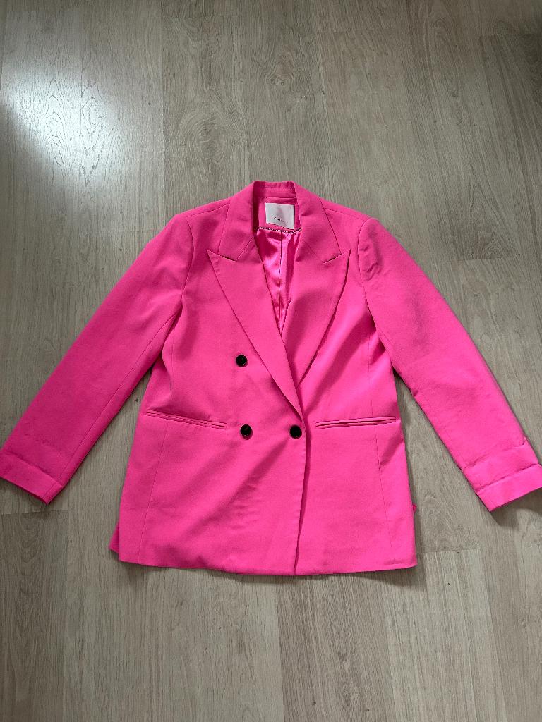CO COUTURE fuchsia blazer maat M/L, Kleding | Dames, Ophalen of Verzenden, Zo goed als nieuw, Maat 38/40 (M), Roze