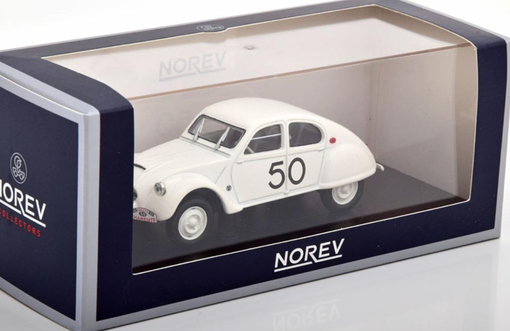 CITROEN 2CV DAGONET RALLYE CHARENTES '56 1/43 NOREV 15139, Verzenden, Nieuw, Auto, Norev