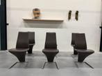 6 Als nieuw Rolf Benz 7800 Eetkamerstoelen leer design stoel, Huis en Inrichting, Stoelen, Leolux Harvink Jori Cor Design on Stock Eyye Montis
