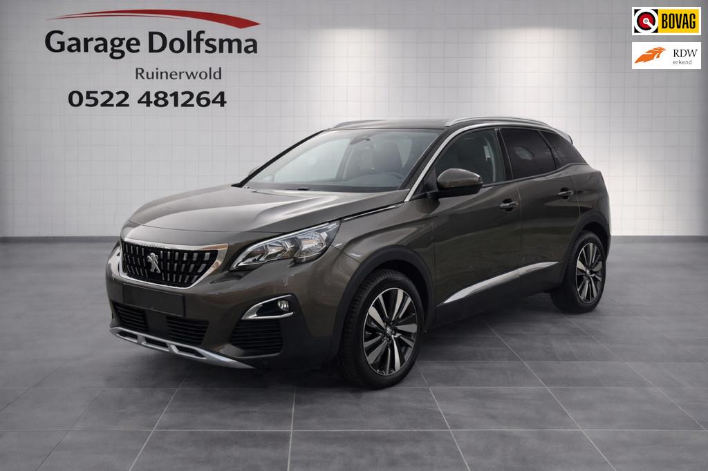 Peugeot 3008 1.2 PureTech Première-19"-1 eigenaar-NL auto-C, Auto's, Gebruikt, 1199 cc, Leder en Stof, Origineel Nederlands