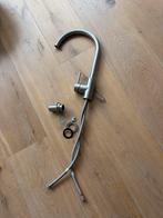 Keukenkraan - Geborsteld RVS, Ophalen, Minder dan 50 cm, Gebruikt, Minder dan 25 cm