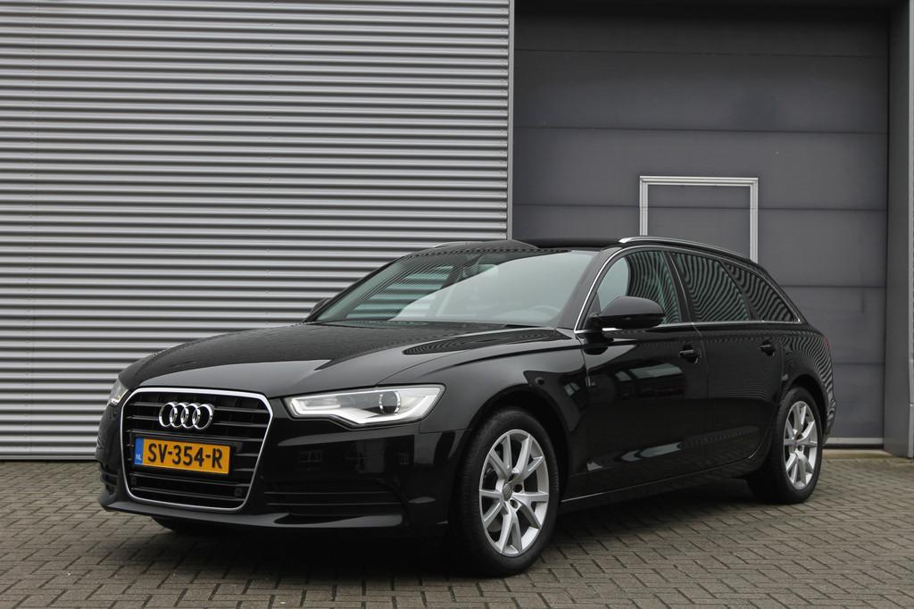 Audi A6 Avant 2.0 TDI ultra Business Edition I Aut. I Navi I, Auto's, Zwart, Leder, Diesel, 22 km/l