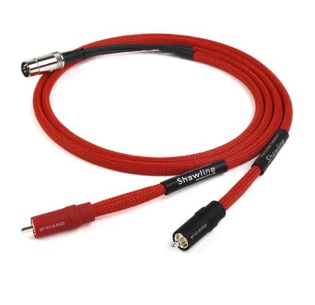 ✅ Chord Shawline 4pin DIN naar RCA kabel voor Naim NAP200, Ophalen of Verzenden, Gebruikt, Minder dan 2 meter, Interlink-kabel