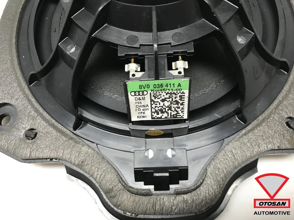 Audi A3 8V Q2 Speaker B&O Bang & Olufsen 8V0035411A, Gebruikt, AUDI AG, Auto-Union-Strasse 1
85045  Ingolstadt, DE, Kundenbetreuung@audi.de