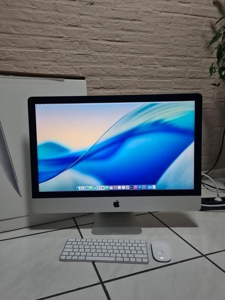 iMac 27" 5K 2018 - i5 16GB 8GB videokaart 2TB Fusion Drive, Apple imac, Ophalen of Verzenden, Zo goed als nieuw, 2TB Fusion Drive