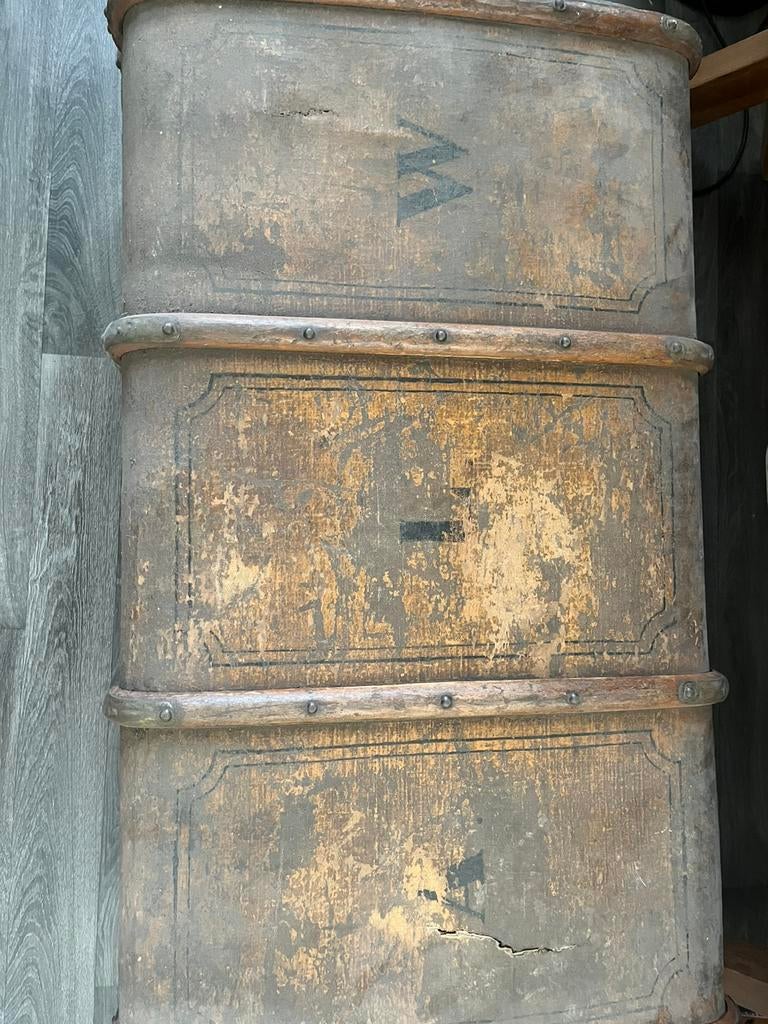 Oude reiskoffer, Antiek en Kunst, Ophalen of Verzenden