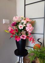 Prachtige zijden bloemen boeket nieuw, Ophalen of Verzenden, Nieuw