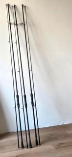 2x 10ft 3lb Trakker Trinity, Watersport en Boten, Hengelsport | Karpervissen, Ophalen of Verzenden, Zo goed als nieuw, Werphengel