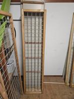 Gaaspaneel met houten kader - 45x180cm (laatste 4), Tuin en Terras, Tuinhekken en Hekwerk, Ophalen, Gebruikt, Hout, Tuinhek