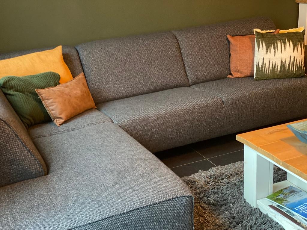 Hoekbank in zeer goede staat, Ophalen, Gebruikt, Minder dan 75 cm, Hoekbank